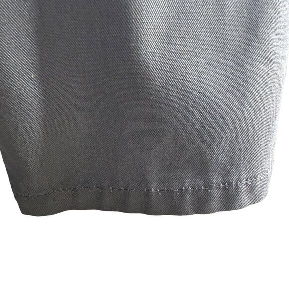 Vintage  80's Engineered Work Garments Blue Long-Sleeve Shop Coat Size 48 - Picture 9 of 10